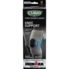 MEDLINE INDUSTRIES INC MII CURIM23333 - Curad Performance Series Knee Supports - Gray - Neoprene