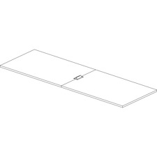 Groupe Lacasse LAS T5RC48144PCO - Groupe Lacasse 144x48 Rectangular Table - Rectangle Top - 12