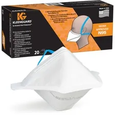 KIMBERLY CLARK KCC 53899 - Kleenguard N95 Pouch Respirator - Comfortable, Breathable, A