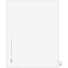 Avery Dennison 1FD005 - Avery Individual Legal Exhibit Dividers - Avery Style - 1 Pr