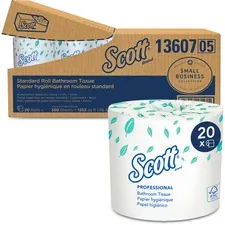 KIMBERLY CLARK KCC 13607 - Scott 2ply Standard Roll Bath Tissue - 2 Ply - 4 x 4.10 - 55
