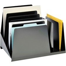 MMF Industries MMF 2648S2VBK - MMF Combination Vertical Slant File - 8 Compartment(s) - 12.