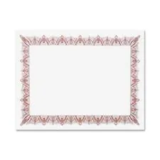 GEOGRAPHICS GEO 39086 - Geographics Gold Seal Parchment Certificates - 24 lb - 8.5 x