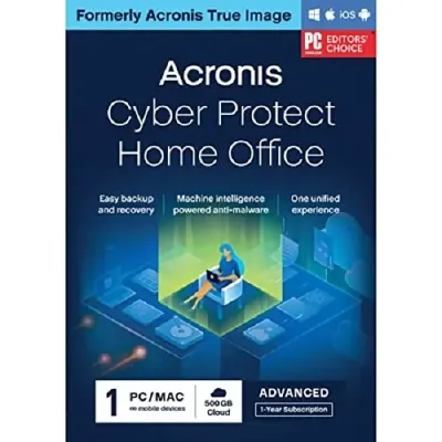 ACRONIS HOAAA1USS - Advanced 500GB External Hard Drive for PC and Mac
