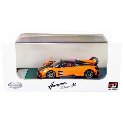 Lcd Models LCD64011or - Pagani Huayra Roadster BC Orange and Carbon with Red and Whi