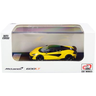 Lcd Models LCD64007y - McLaren 600LT Yellow Metallic with Carbon Top and Carbon Acc