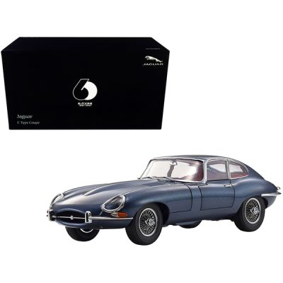 Kyosho 08954BL - Jaguar E-Type Coupe RHD (Right Hand Drive) Dark Blue Metalli