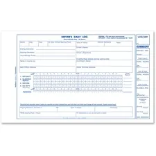 Dominion Blueline Inc RED S5031NCL - Rediform Carbonless 2-part Drivers Daily Log Book - 2 PartCa
