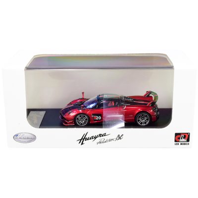 Lcd Models LCD64011r - Pagani Huayra Roadster BC Red Metallic and Carbon with Red a