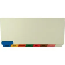 TABBIES TAB 54500 - Tabbies 8-Bottom Tab Medical Chart Index Set - 8 Printed, Bl