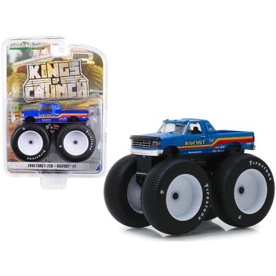 Greenlight 49050F - 1996 Ford F-250 Monster Truck Bigfoot 7 Metallic Blue with S