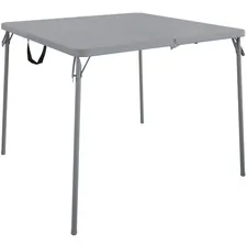Dorel Industries Inc CSC 14036GRY1E - Cosco XL Fold-in-Half Card Table - Four Leg Base - 4 Legs - 