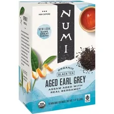 NUMI NUM 10170 - Numi Aged Earl Grey Organic Black Tea - Black Tea - Earl Gre