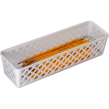 Officemate OIC 26204 - Officemate Achieva Long Supply Basket, 3PK - 3.4 Height x 10