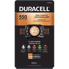 Duracell DUR 7203DH550 - Duracell High Intensity LED Headlamp - AAA - Black