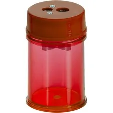 Officemate OIC 30240BX - OIC Double Barrel PencilCrayon Sharpener - 8BX - 2 Hole(s) -