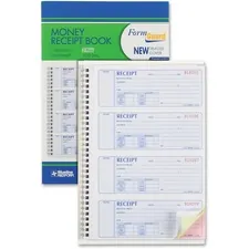 Dominion Blueline Inc RED 8L808R - Rediform Prestige Money Receipt Book - 100 Sheet(s) - Wire B