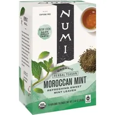 NUMI NUM 10104 - Numi Moroccan Mint Herbal Organic Tea - Herbal Tea - Morrocc