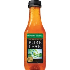 PEPSICO PEP 134072 - Pure Leaf Unsweetened Black Tea - Black Tea - 18 oz - 12  Ca