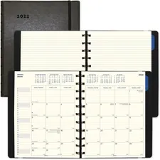 Dominion Blueline Inc RED C1811001 - Filofax 17-Month Monthly Planner - Julian Dates - Monthly - 