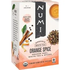 NUMI NUM 10240 - Numi Orange Spice Organic White Tea - White Tea - White Oran