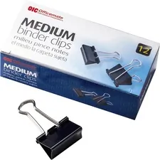 Officemate OIC 99050PK - OIC Binder Clips - Medium - 9 Length x 0.8 Width - 62.5 mil 