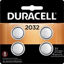 Duracell DUR DL2032B4 - Duracell 2032 3V Lithium Battery - For Security Device, Medi