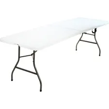 Dorel Industries Inc CSC 14778WSL1X - Cosco Fold-in-Half Blow Molded Table - Rectangle Top - Four 