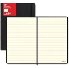 Dominion Blueline Inc RED LEN5ERBK - Letts of London L5 Ruled Notebook - Sewn96 - Black Cover - E
