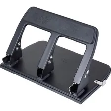 Officemate OIC 90089 - OIC Heavy-Duty Padded Hndl 3-Hole Punch - 3 Punch Head(s) - 