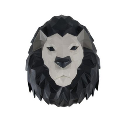 Old Modern Handicrafts Inc omh AT012 - Anne Home - Origami Lion Head Wall Dcor