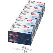 Officemate OIC 99912 - OIC No. 1 Nonskid Paper Clips - Standard - Non-skid - 1000  