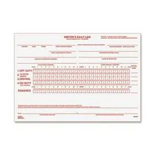 Dominion Blueline Inc RED 6K681 - Rediform Drivers Daily Log Book - 31 Sheet(s) - Stapled - 2 