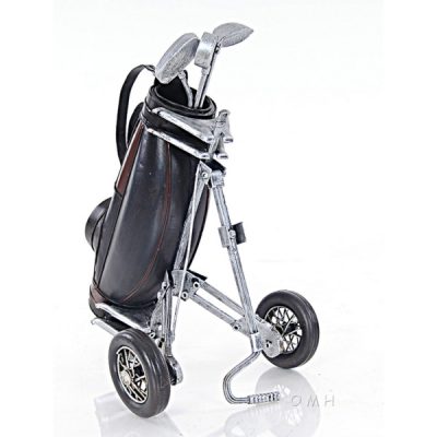 Old Modern Handicrafts Inc omh AJ040 - Black Golf Bag Pen Holder Home Dcor
