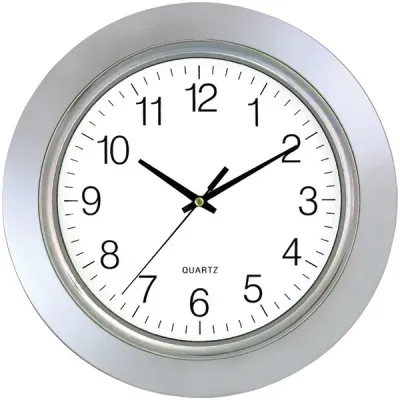 TIMEKEEPER 06450 - Timekeeper 6450 13-Inch Chrome Bezel Wall Clock