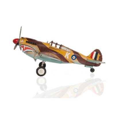 Old Modern Handicrafts Inc omh AJ118 - Metal 1941 Curtiss Hawk 81A Scaled Model Aircraft