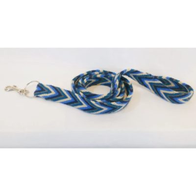 Tavium Llc 24092534 - Blue Handmade Wayuu Pet Leash