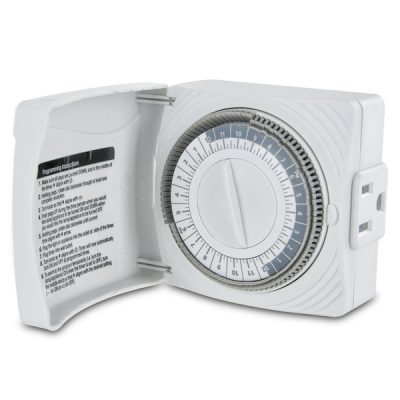 Westek TM07DHB - Westek Daily Timer with Grounded Outlet - White