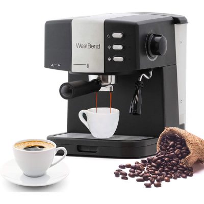 West Bend 55100 - West Bend 55100 15 Bar Pressure Pump Espresso Coffee Latte a
