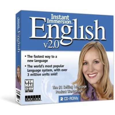 Topics Entertainment 80686 - Instant Immersion English 2.0 (FrenchEnglish) for Windows an