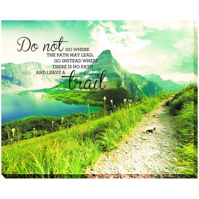 ADVANTUS CORPORATION 78092 - Advantus Leave A Trail 22 x 28 Inches Canvas Motivational Pr