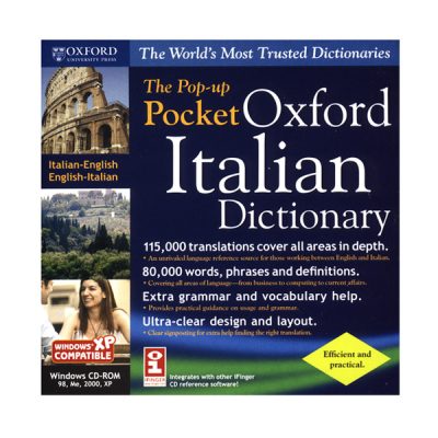 Oxford University Press lopopitpoj - The Pop-Up Pocket Oxford Italian Pocket Dictionary for Windo