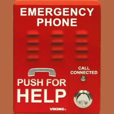 Viking Electronics VK-E-1600-IP-EWP - VoIP ADA Compliant Emergency Phone with Dialer and Voice Ann