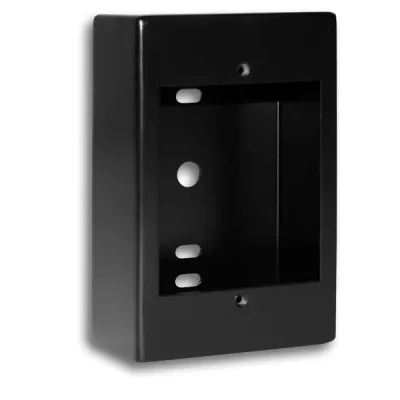 Viking Electronics VK-VE-3X5 - Textured Black Powder Painted Back Box for Surface Mounting 