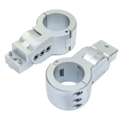 Edge P13198-2380TEBCL - PTM Edge 2.38 Pipe Clamp Board Rack Mounts - Silver