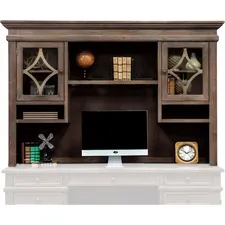 Martin Furniture MRT IMCA682 - Martin Hutch - 2 Door(s) - 3 Shelve(s) - Material: Solid Lum