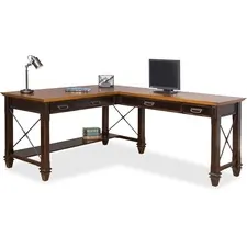 Martin Furniture MRT IMHF386RRR - Kathy Ireland Hartford Right Hand Facing Open L-Shaped Desk 