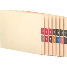 SMEAD MANUFACTURING CO. SMD 67430 - Smead DCC Color-Coded Numeric Labels - Number - 1 12 x 1 12 