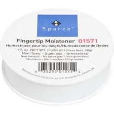 Sparco SPR 01571 - Sparco 1 34 Ounce Fingertip Moistener - White - Non-slip, Gr