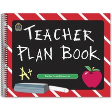 Teacher Created Resources TCR 2093 - Teacher Created Resources Chalkboard Teacher Plan Book - Aca